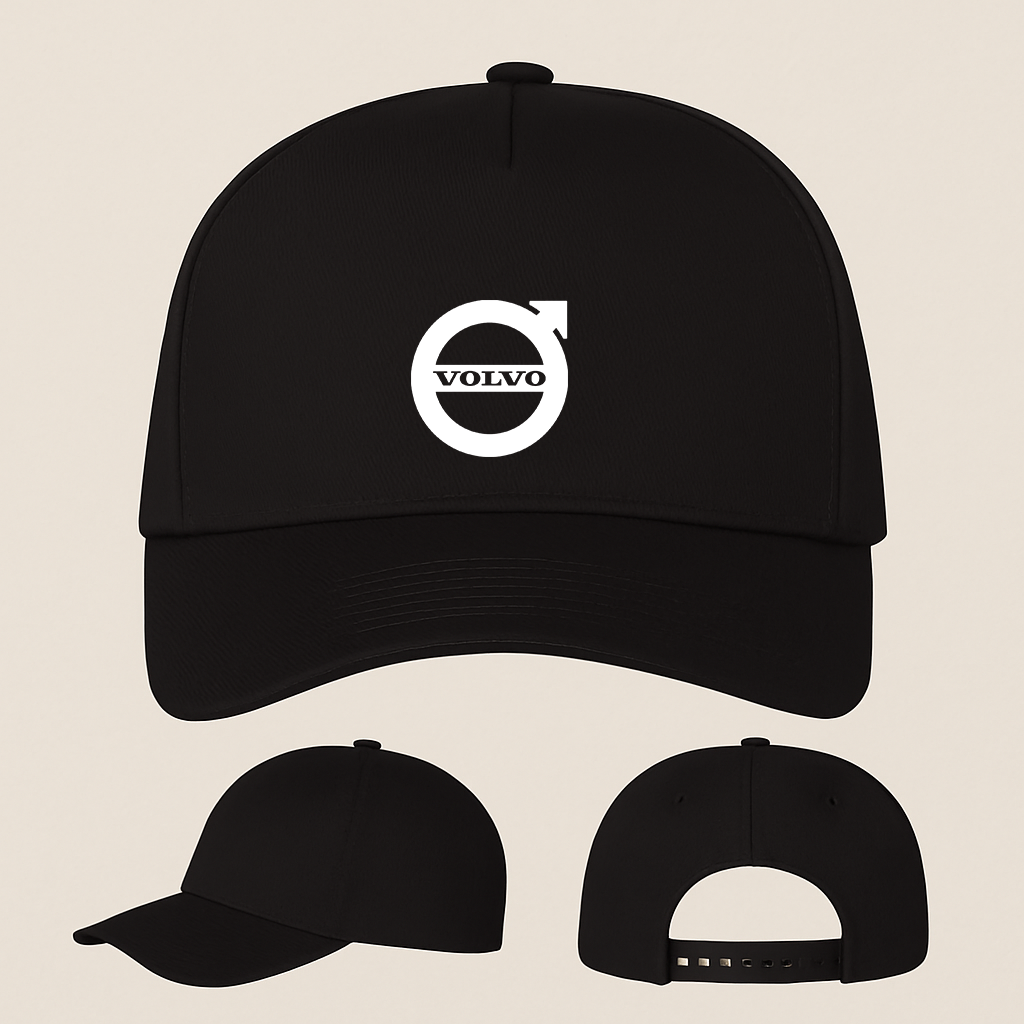 Volvo Car Five Panel Twill Snapback Cap